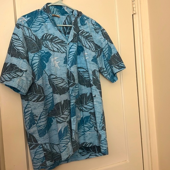 royal creations blue button down from hawaii size: XL - Picture 1 of 8
